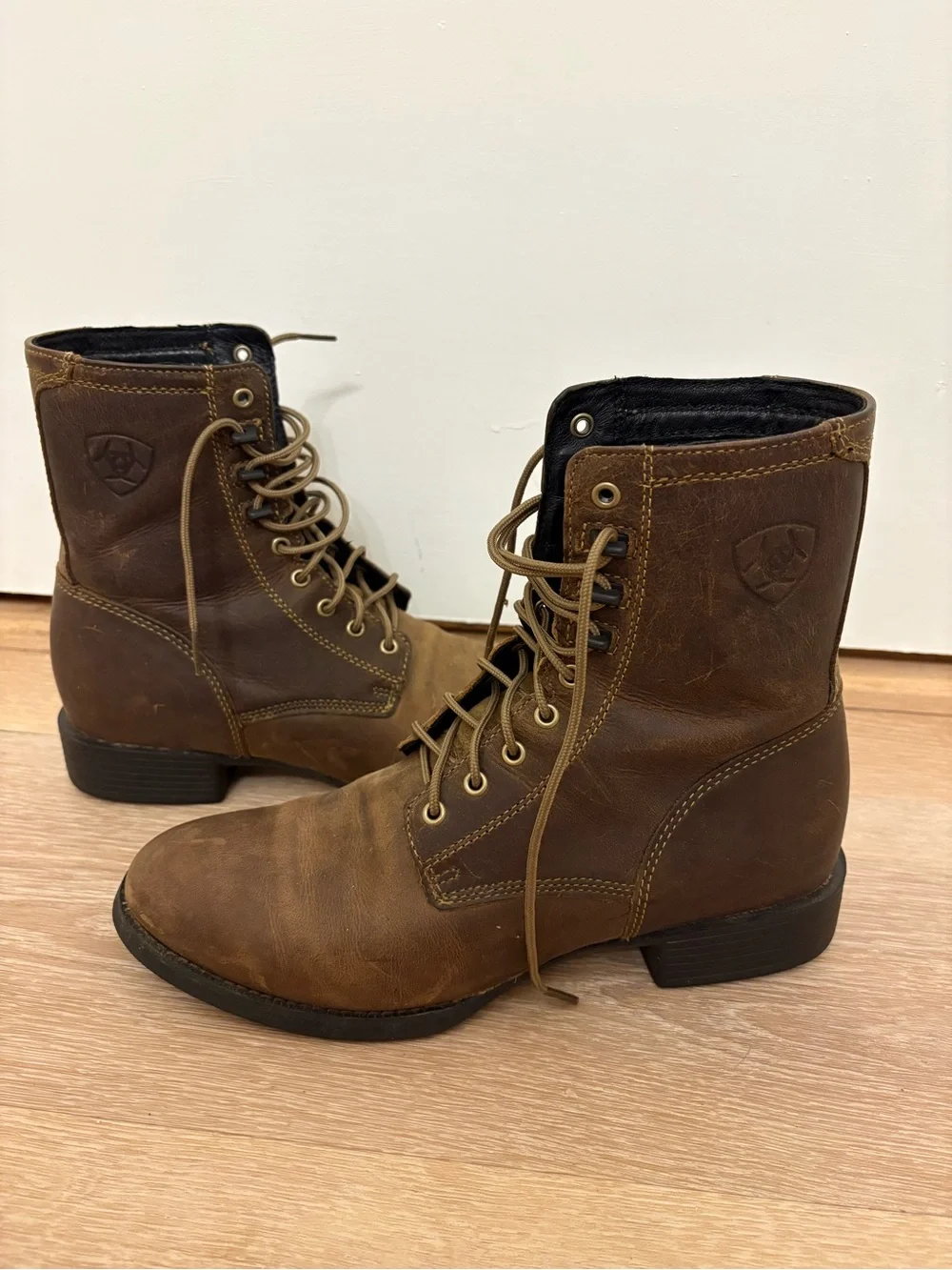 Ariat Heritage Lacer Men’s Boots Leather Western 8.5 D 10001988 (+bonus insoles)